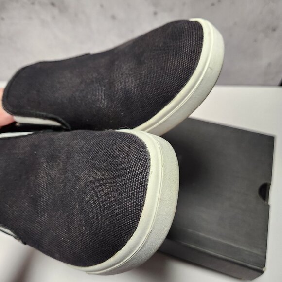 UGG Mateo Canvas Slip On Loafer Men\'s 8.5 Black 1019626 main image 4